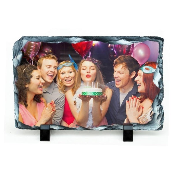 Cadre photo rectangle ardoise - H15 X L20 cm