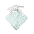 Doudou lapin avec attache vert