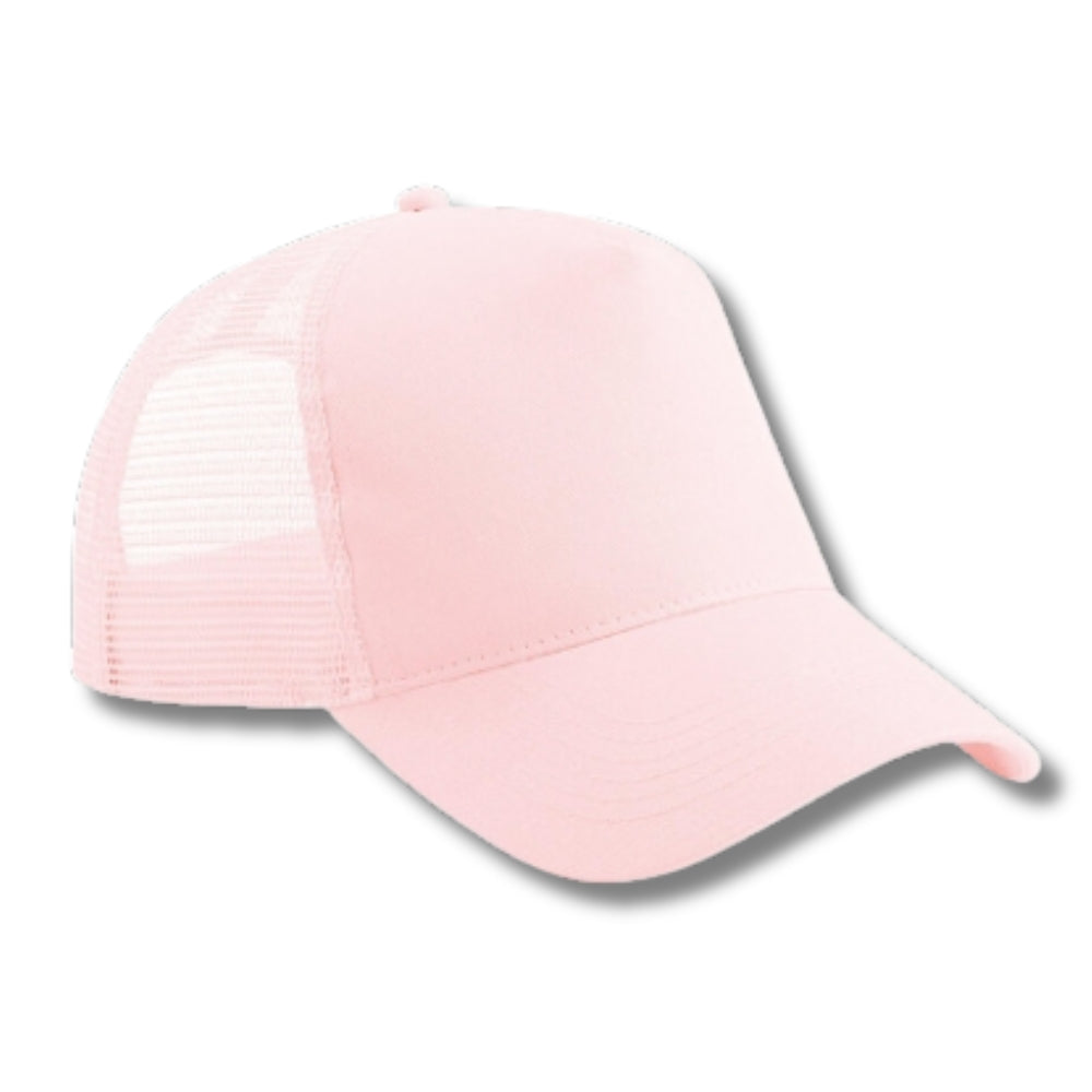 Casquette trucker rose