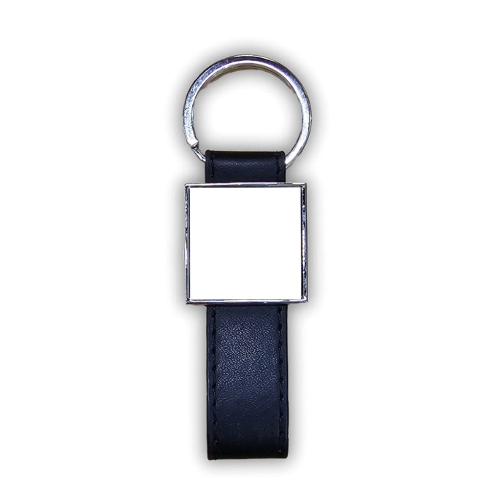 Porte-clés en cuir - carré