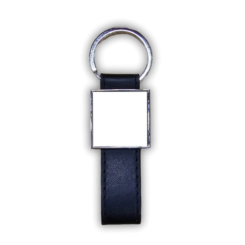 Porte-clés en cuir - carré