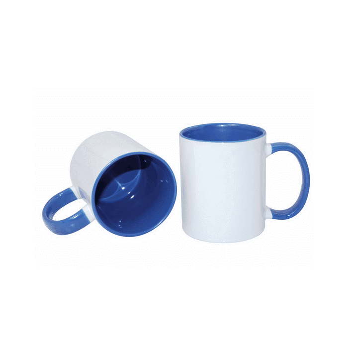 Mug blanc et Bleu Cambridge