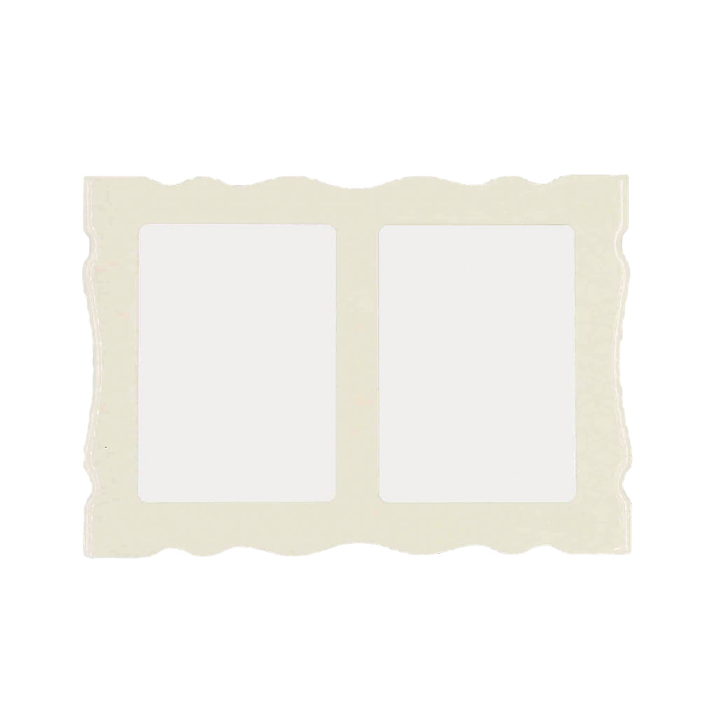 Cadre photo double - Effet cristal