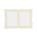 Cadre photo double - Effet cristal