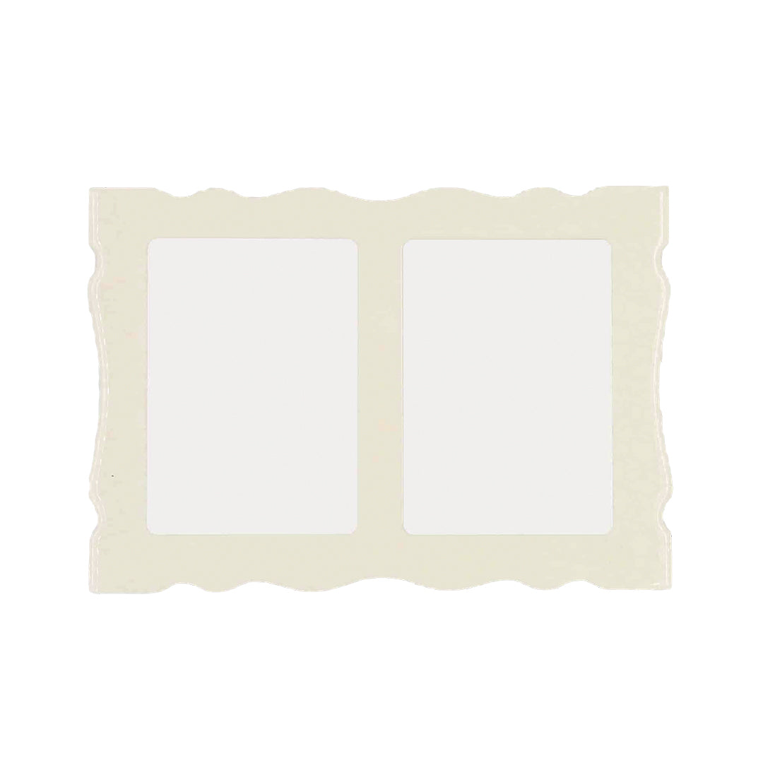 Cadre photo double - Effet cristal
