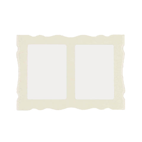 Cadre photo double - Effet cristal