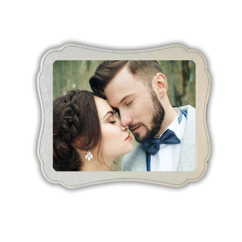 Cadre photo grande vague - Effet cristal