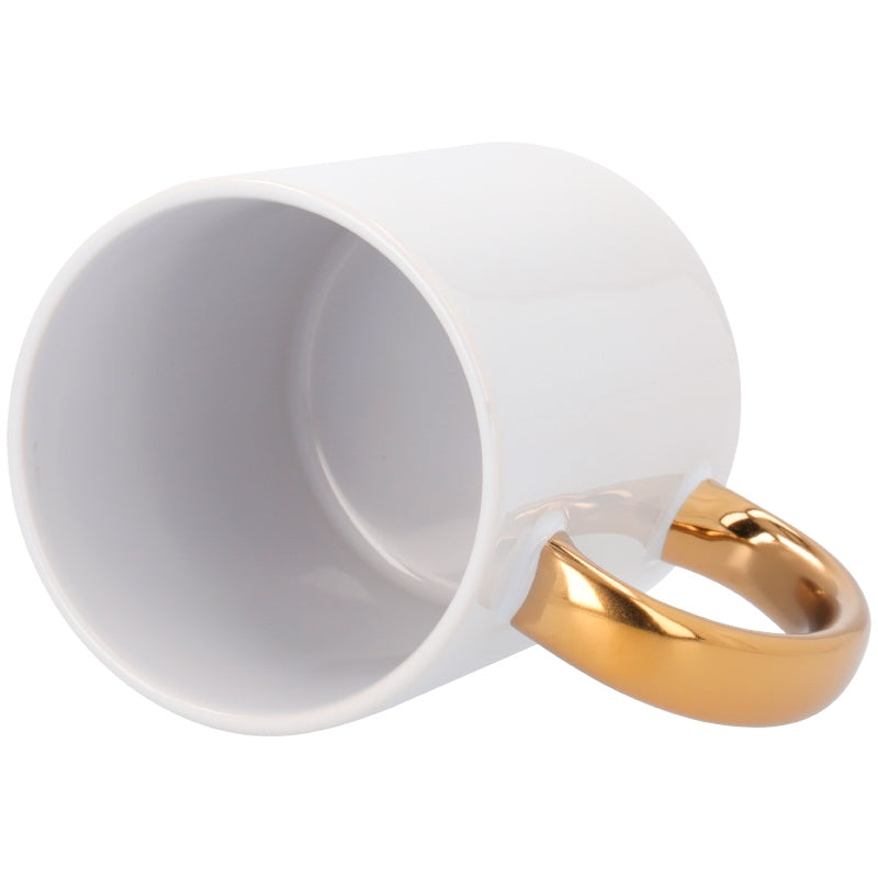 Mug blanc anse Doré