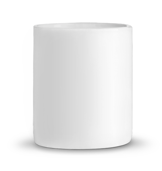 Mug blanc brillant